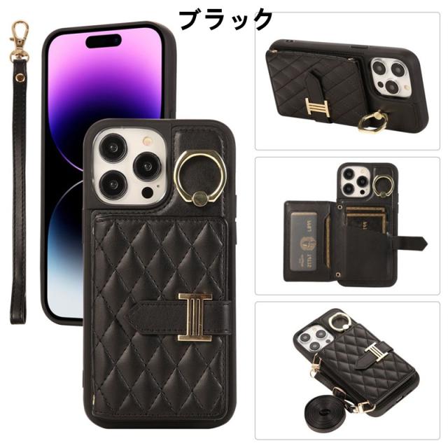 iphone16plusケース ショルダー リング付き アイフォン16ProMax 16Pro